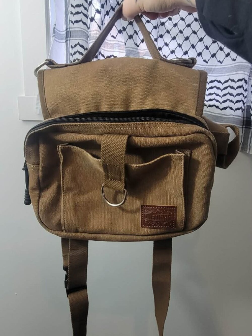 Dog Accessory - Doggy Saddle Bag by OneTigres - for Large dog - Like new!